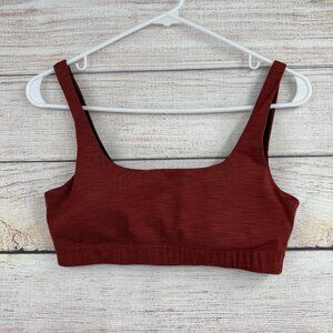 Vuori All the Form Padded‎ Sports Bra Women's Size XS Brick Red